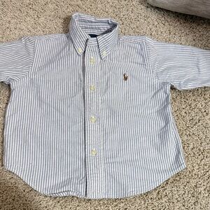 Toddler Ralph Lauren boys 24months seer sucker Button-Down Shirt